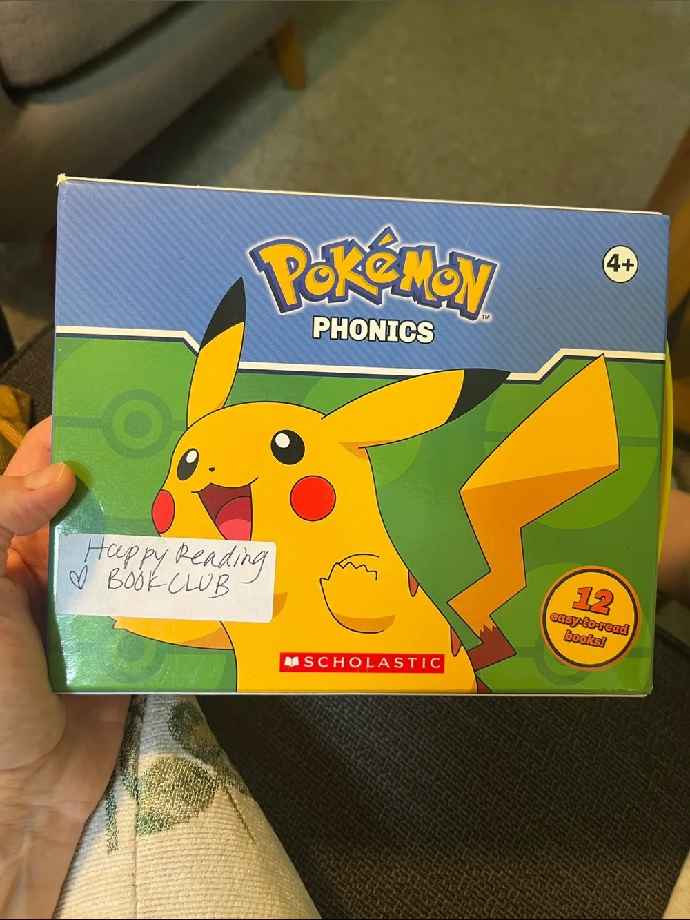 Scholastic Pokémon Phonics Boxed Set - Green & Blue Cover Learn to Read W/vowels